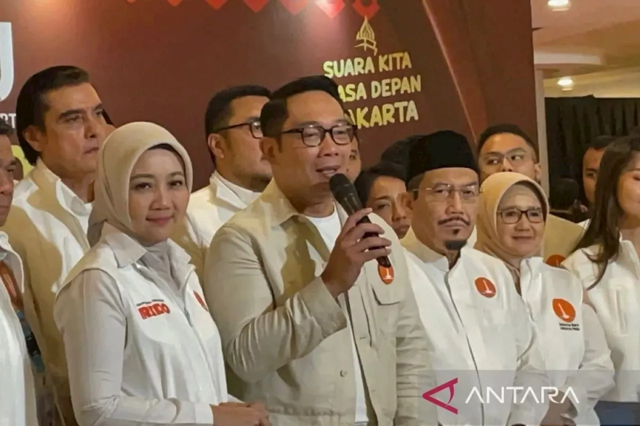 Survei sebut elektabilitas Ridwan Kamil-Suswono capai 47,8 persen