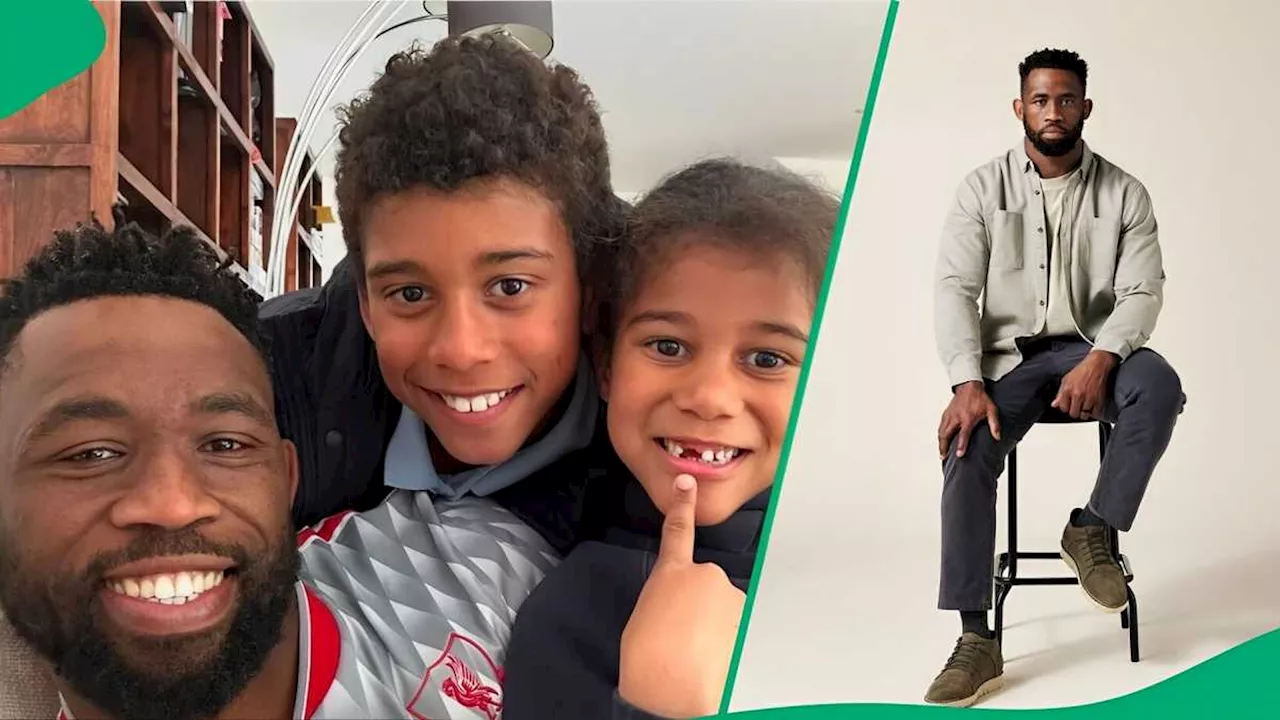 “Single and Thriving”: Springbok Captain Siya Kolisi Spotted Spending Time With Kids, SA Reacts