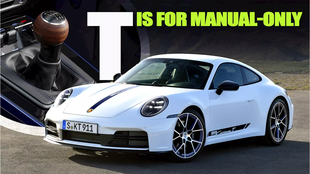 2025 Porsche 911 Carrera T Is A 6sp Manual-Only ‘Lightweight’ That’s Gained Some Weight