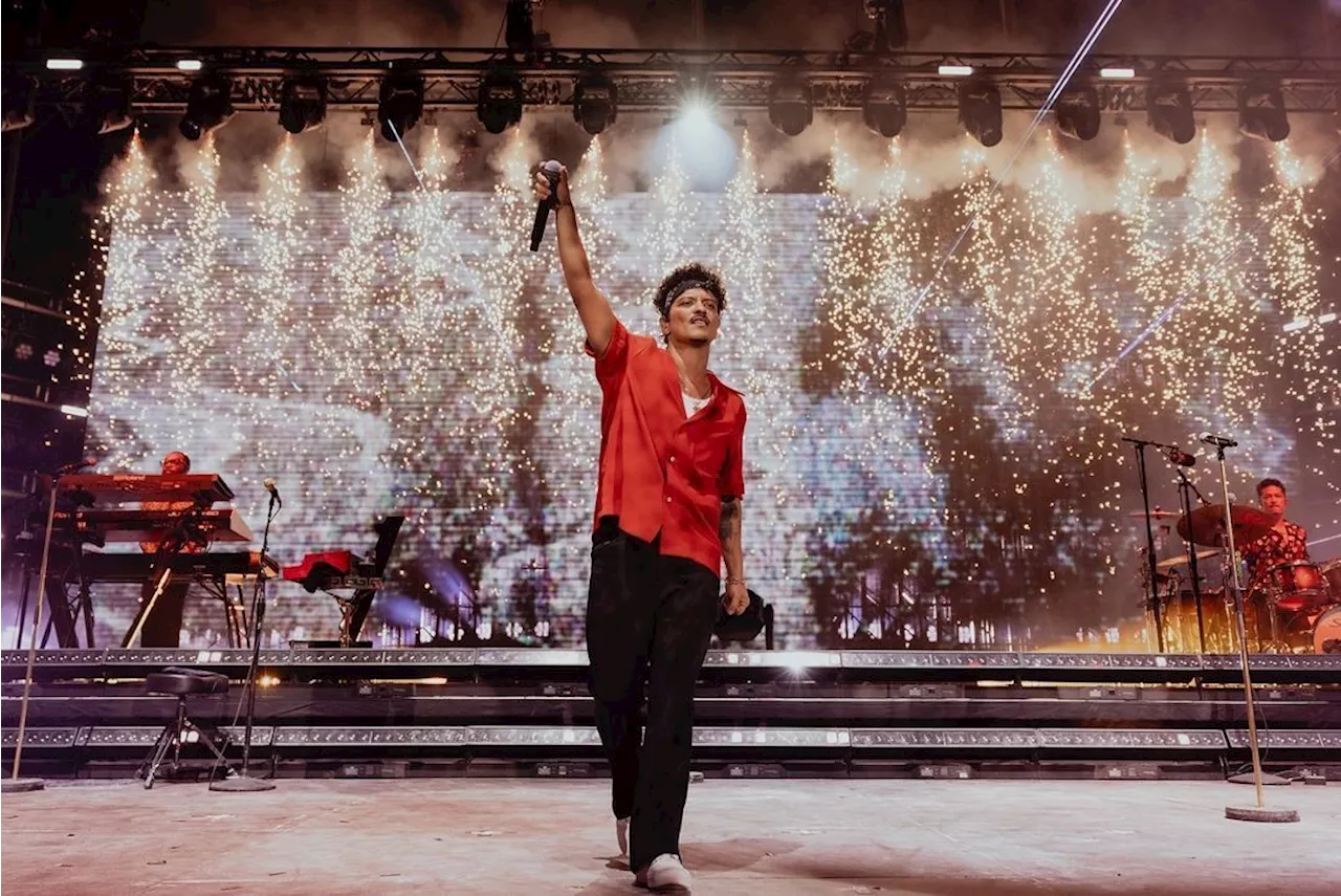 Bruno Mars ainda fará 3 shows no Brasil; veja ingressos disponíveis