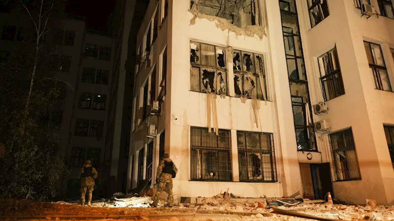 Russia bombs historic Soviet skyscraper in Ukraine’s Kharkiv