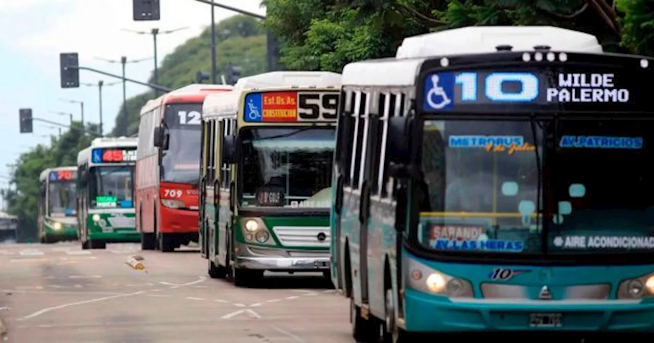 Paro de transporte: cuándo hay paro de colectivos en Buenos Aires