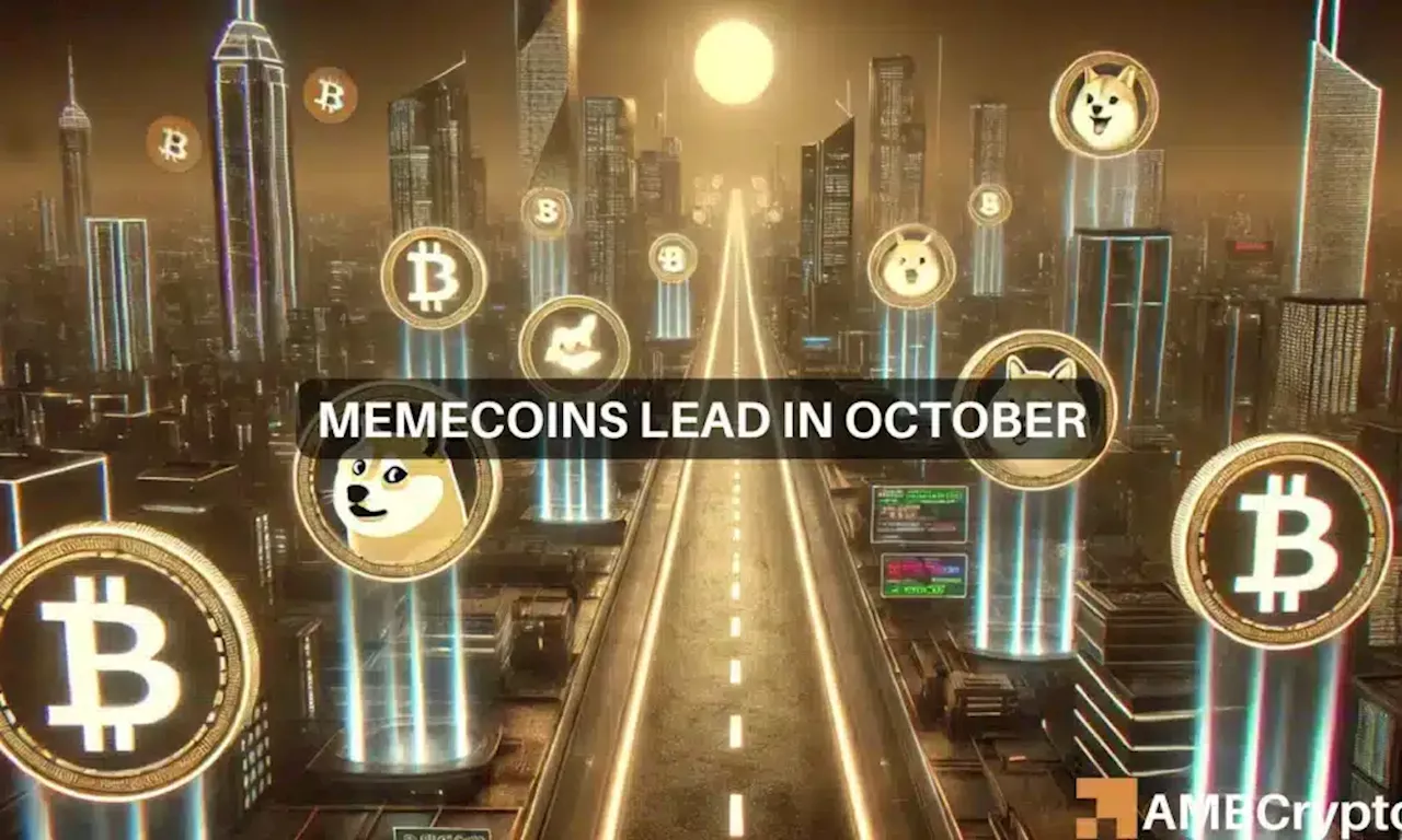 Memecoins like Dogecoin, POPCAT outpace AI tokens