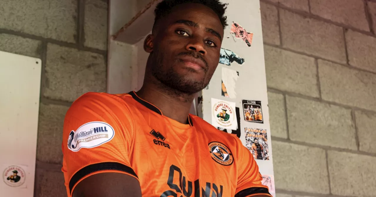 Richard Odada says he is so desperate to make up for lost time at Dundee Utd