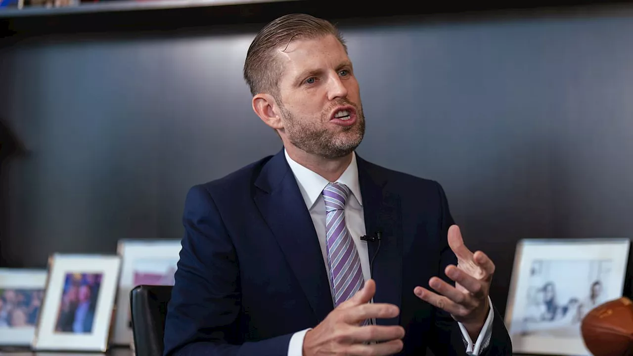 Eric Trump says 'no one in America cares' about Prince Harry or his 'unpopular' wife Meghan