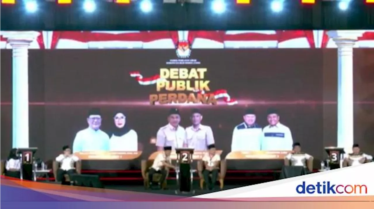 3 Paslon Pilbup Muratara Sampaikan Visi-Misi di Debat Perdana