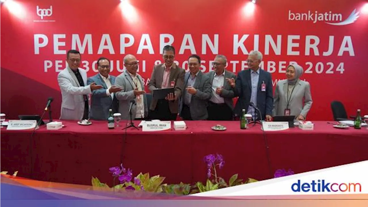 Catat Kinerja Positif, Penyaluran Kredit Bank Jatim Tumbuh 20,13%