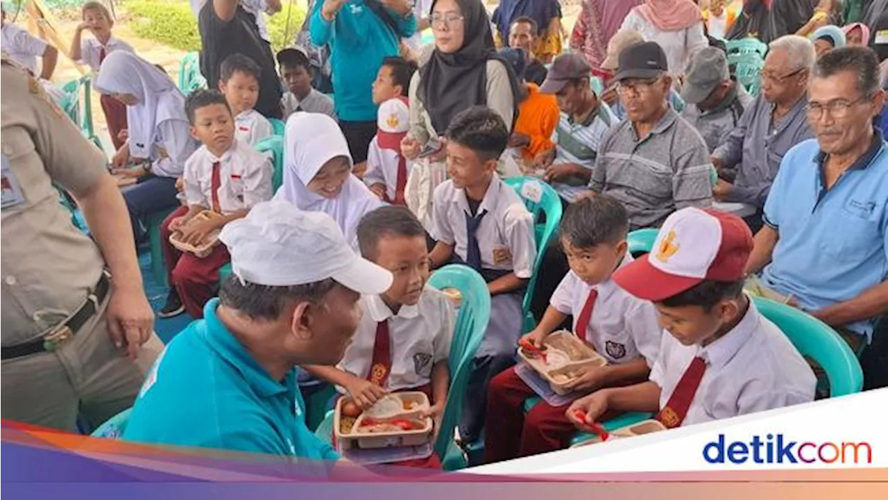 KKP Uji Coba Makan Bergizi Gratis di Pulau Untung Jawa, Ini Menunya