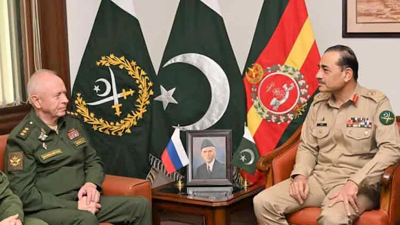 COAS reiterates Pakistan's commitment to strengthen defence ties with Russia