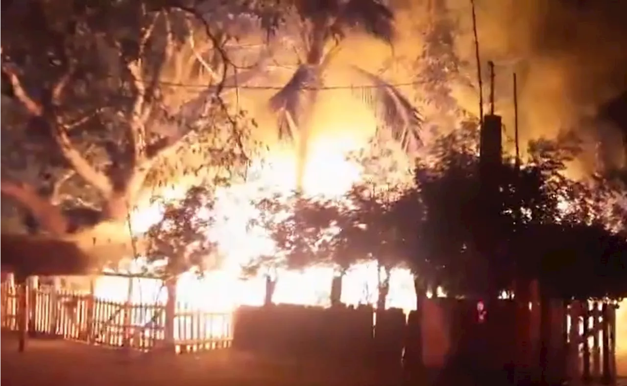 Se registran dos incendios en Sinaloa, entre ellos el famoso restaurante “La Chuparrosa Enamorada” en Culiacán