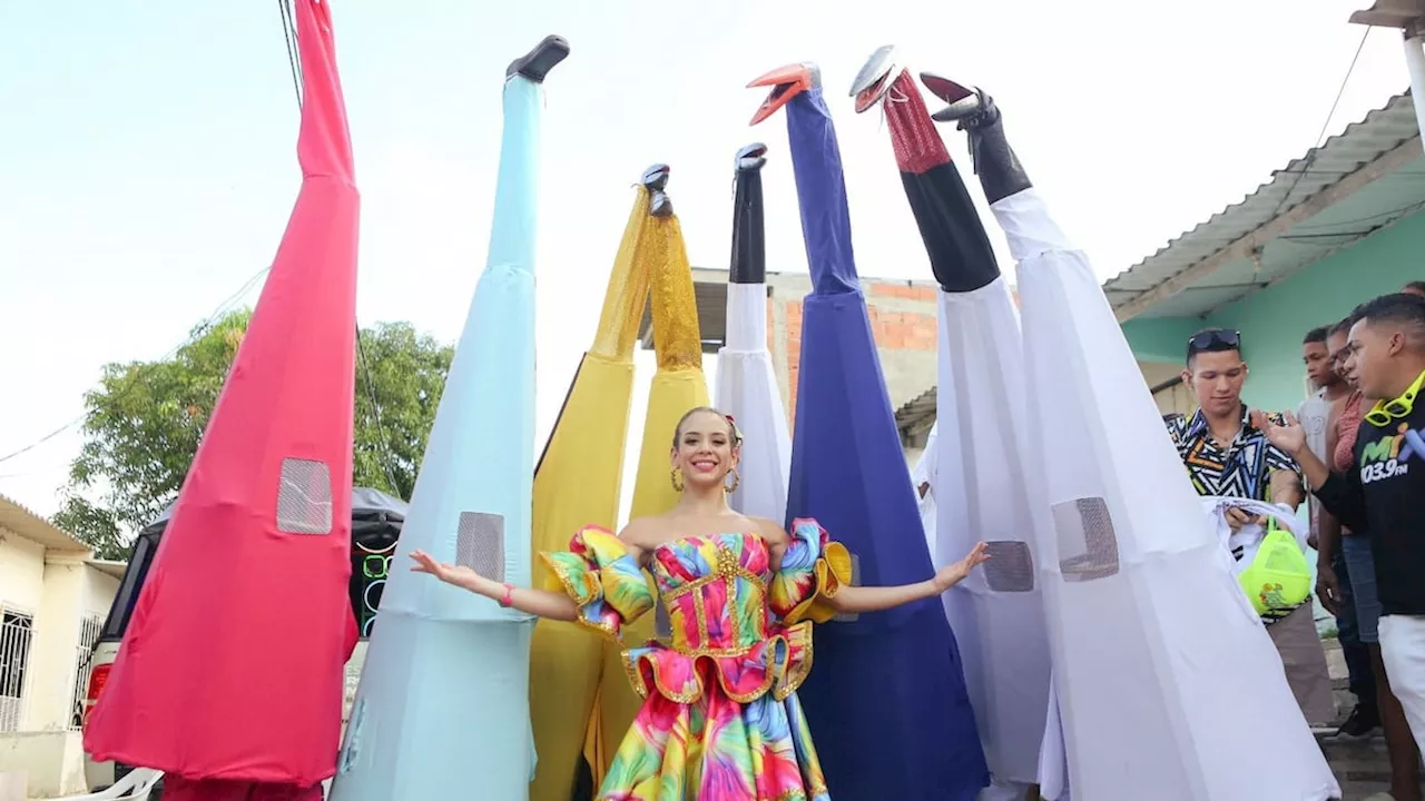 Con sus Caravanas Bacanas, la Reina Tatiana ha visitado 15 barrios de Barranquilla