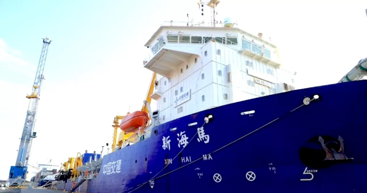 Llega una nueva draga china para canalizar el Puerto de Barranquilla