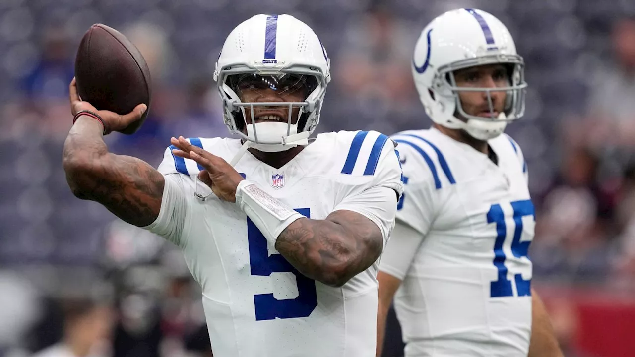 Win-now Colts bench QB Anthony Richardson for Joe Flacco