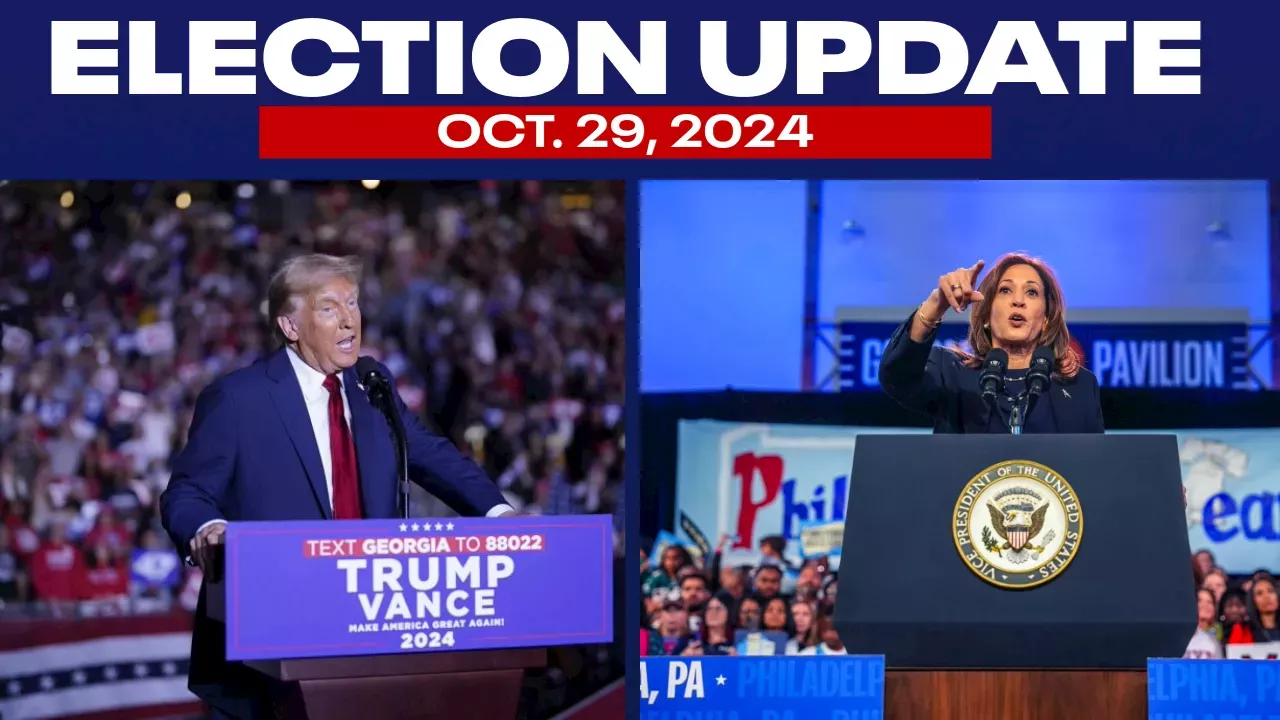 2024 election update Trump faces MSG backlash, Harris caught on hot