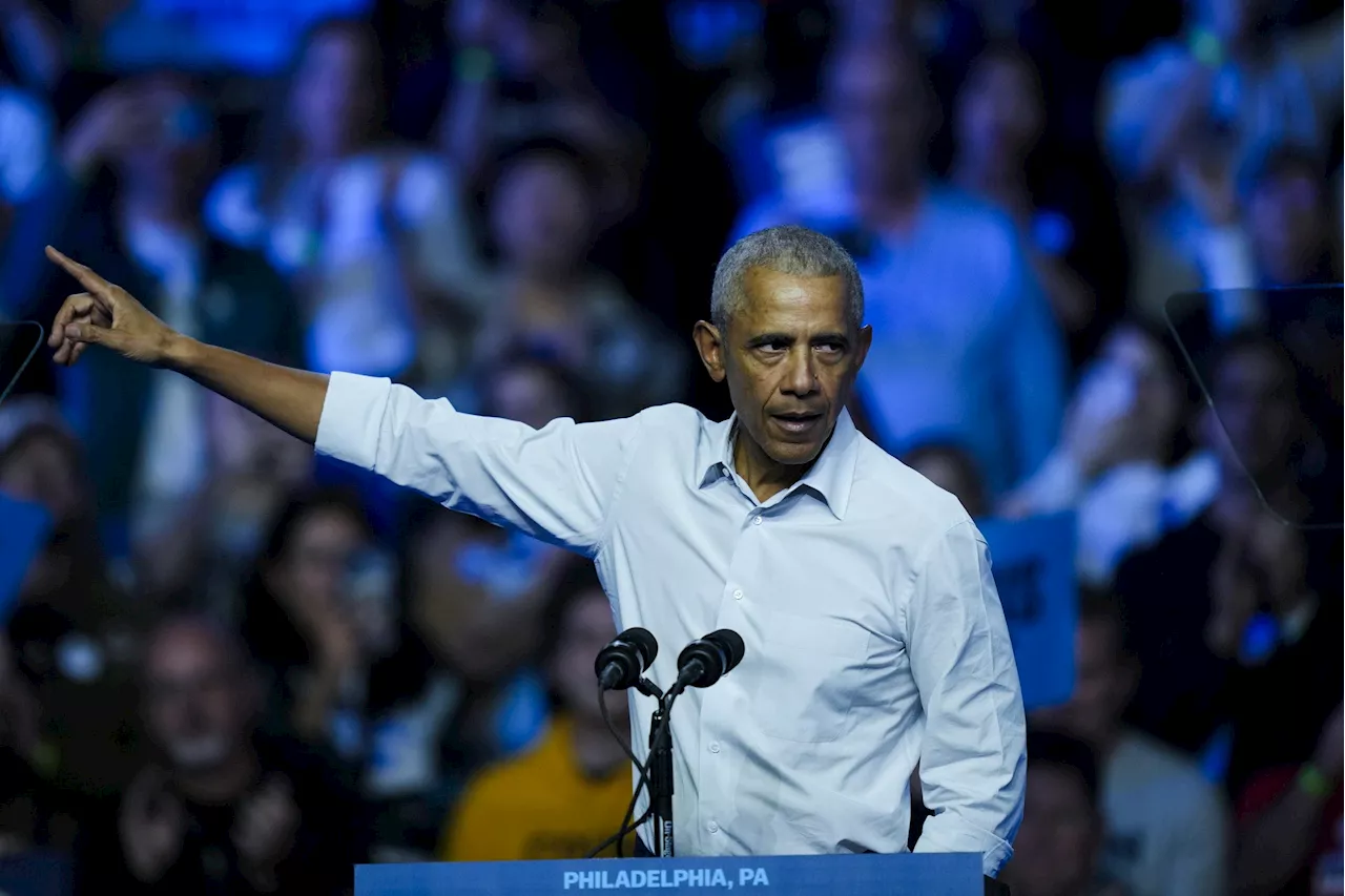 Obama slams pro-Trump men at Philadelphia rally; Springsteen warns GOP nominee is 'an American tyrant'