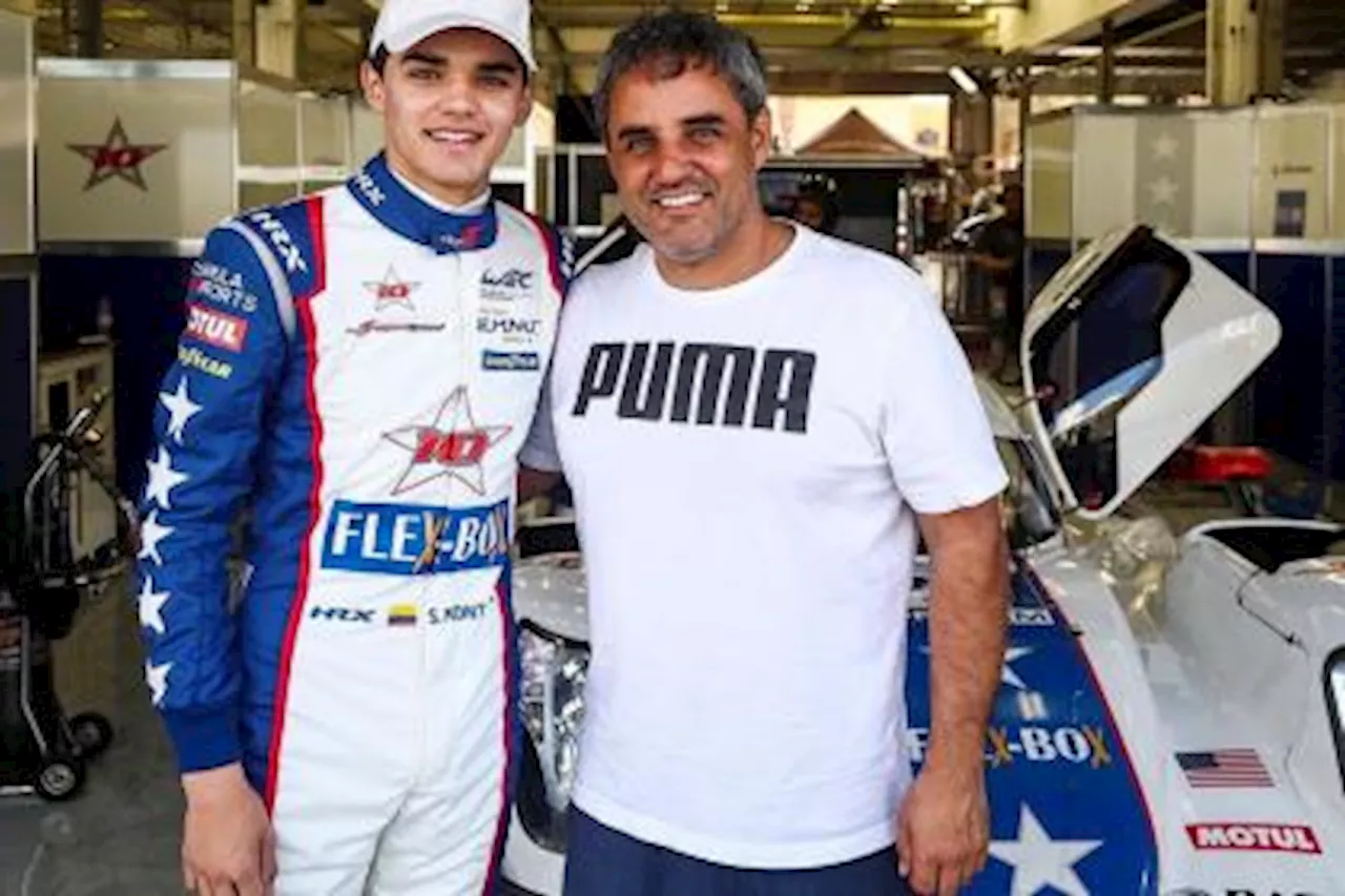 Juan Pablo Montoya y la alegría por su hijo que estará en Fórmula 2