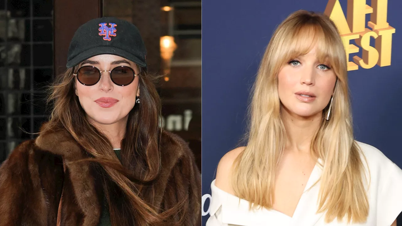 Dakota Johnson and Jennifer Lawrence Met Up for a Cool-Girl Summit in Oversize Staples