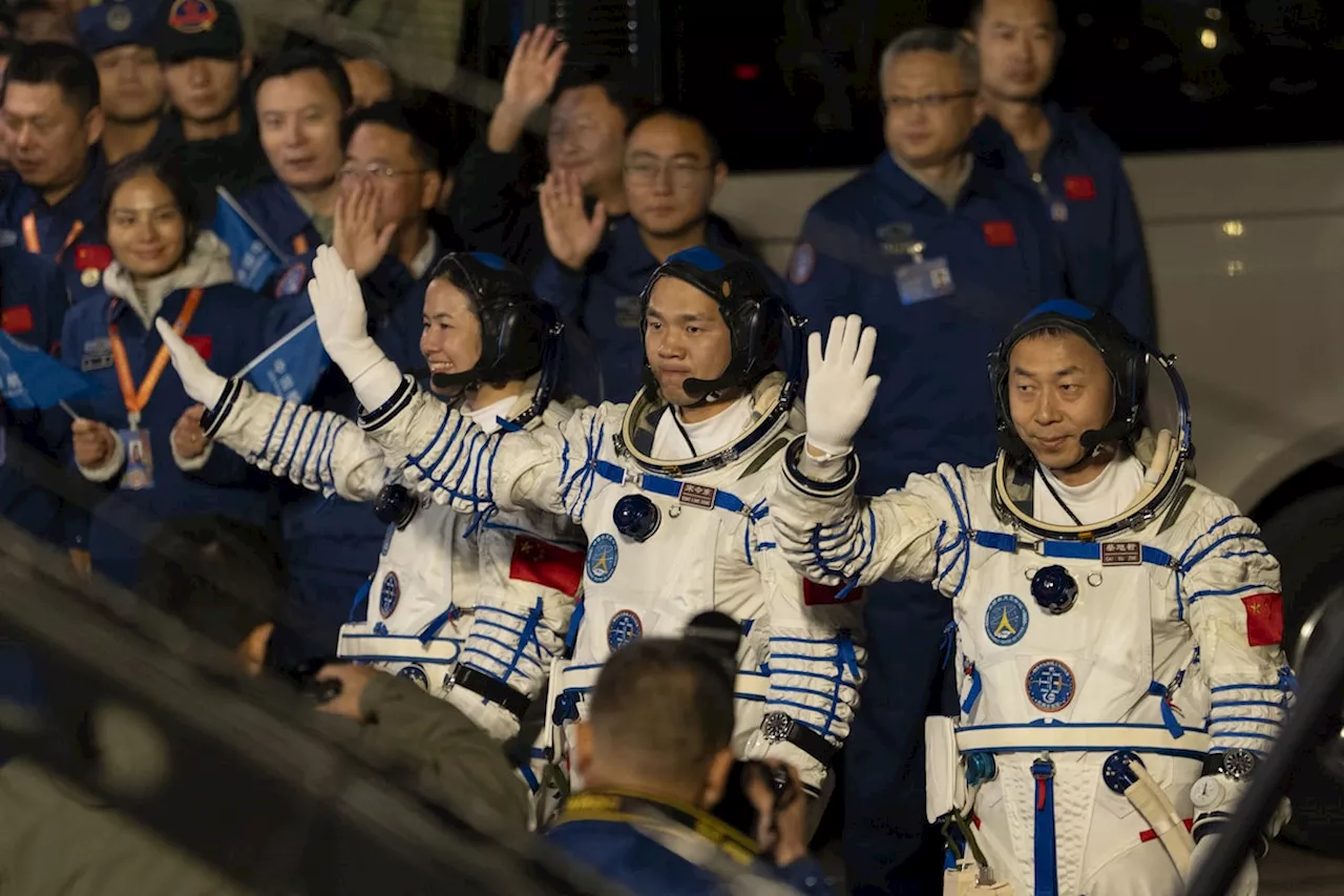 China launches new crew to its space station as it seeks to expand exploration