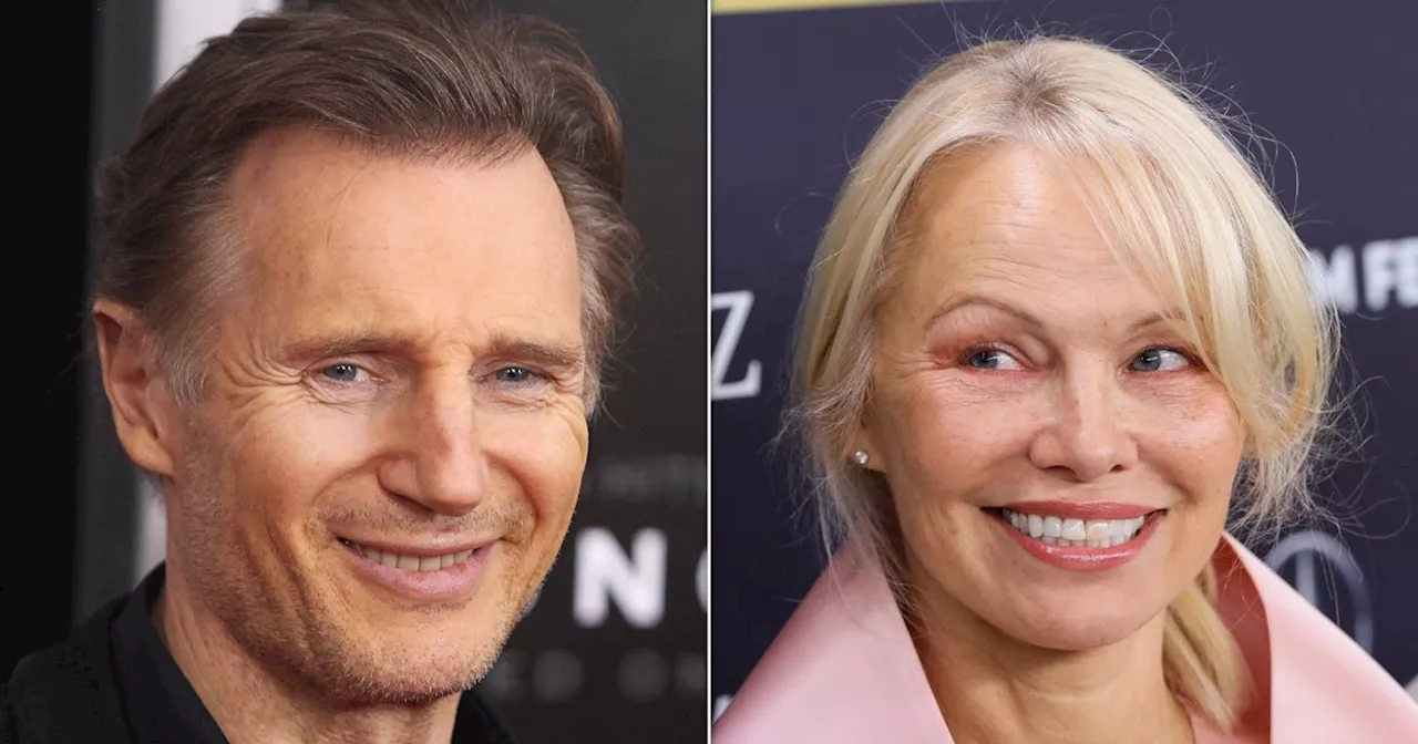 Liam Neeson Says He’s ‘Madly In Love’ With Co-Star Pamela Anderson