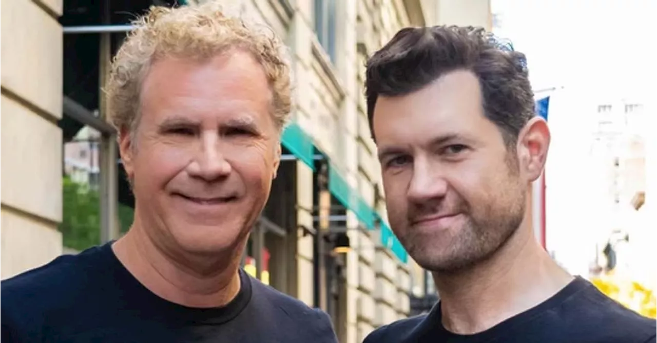 Will Ferrell And Billy Eichner Hit The Streets As 'Loud White Men For Kamala'