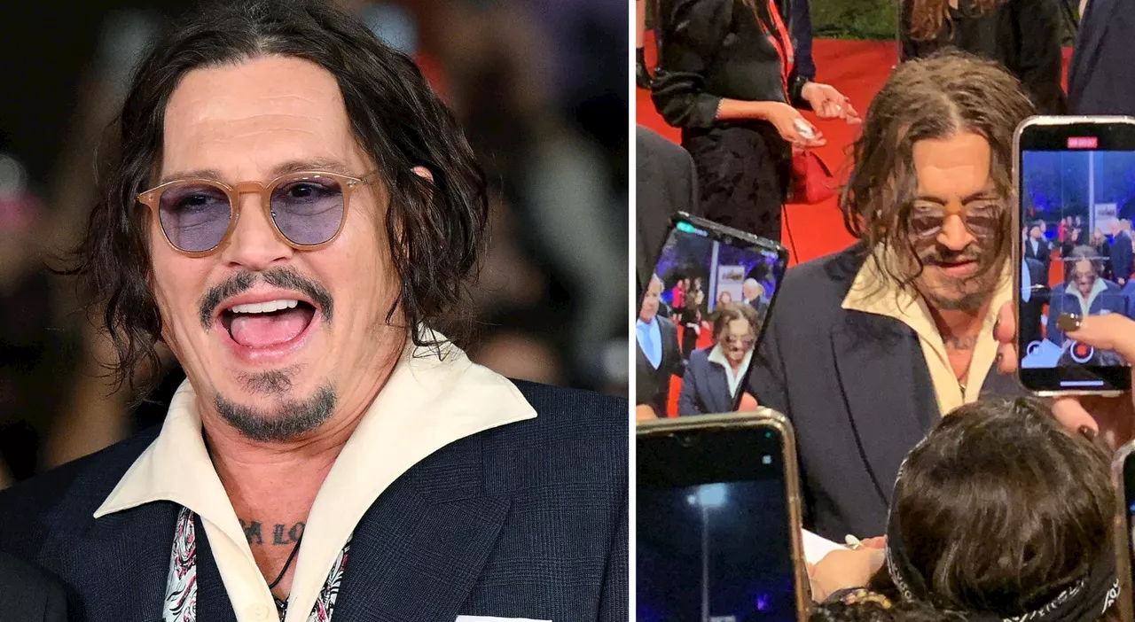 Johnny Depp mania, l'accoglienza in Italia tra cori e bagni di folla: dalla Festa del Cinema a Che tempo che f