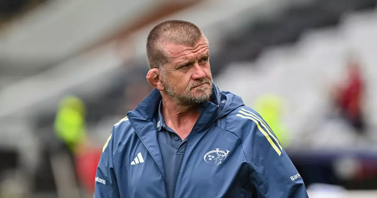 Rowntree departs as Munster head coach after disappointing start to season