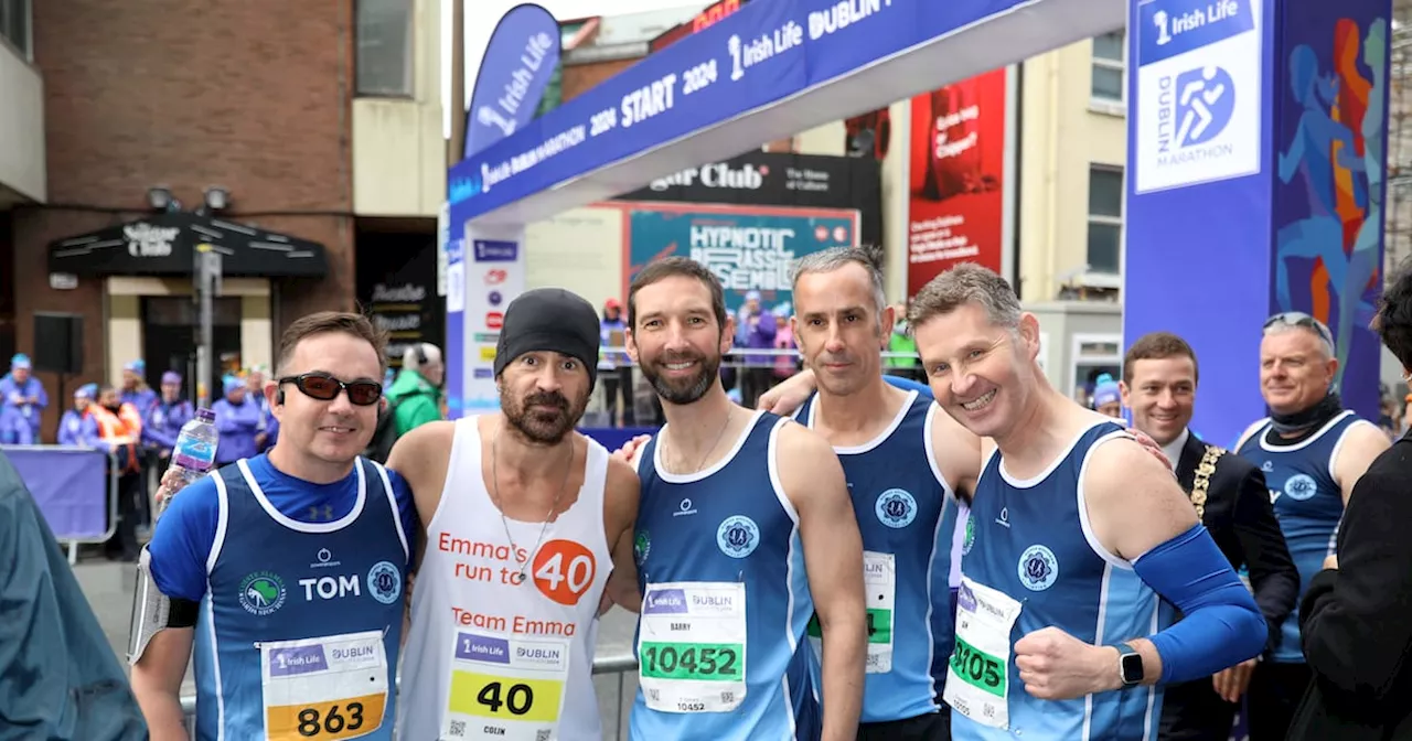 ‘We created a bubble for him to run’: Four gardaí ran marathon beside Colin Farrell