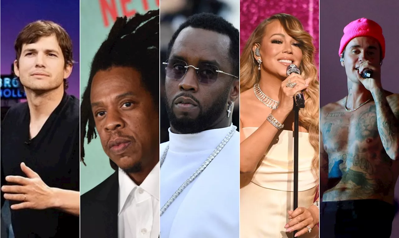 Ashton Kutcher, Jay-Z, Mariah Carey, Justin Bieber… Entenda a relação de Diddy com famosos e teorias da web sobre os casos