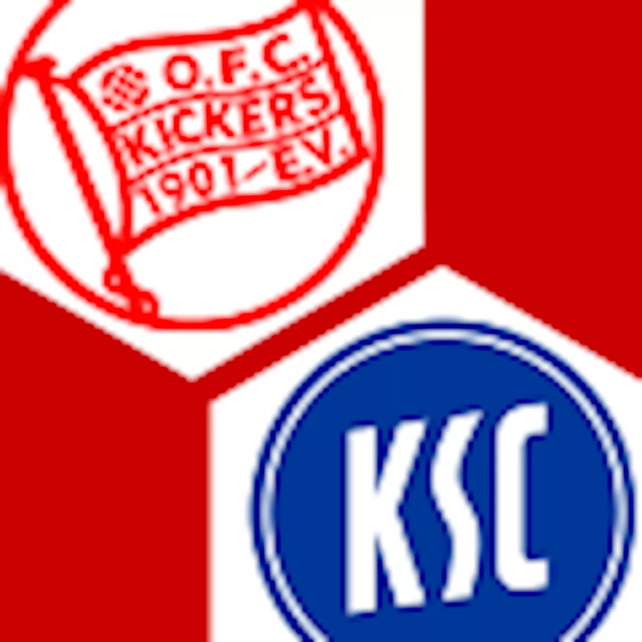 Kickers Offenbach - Karlsruher SC : | 2. Runde