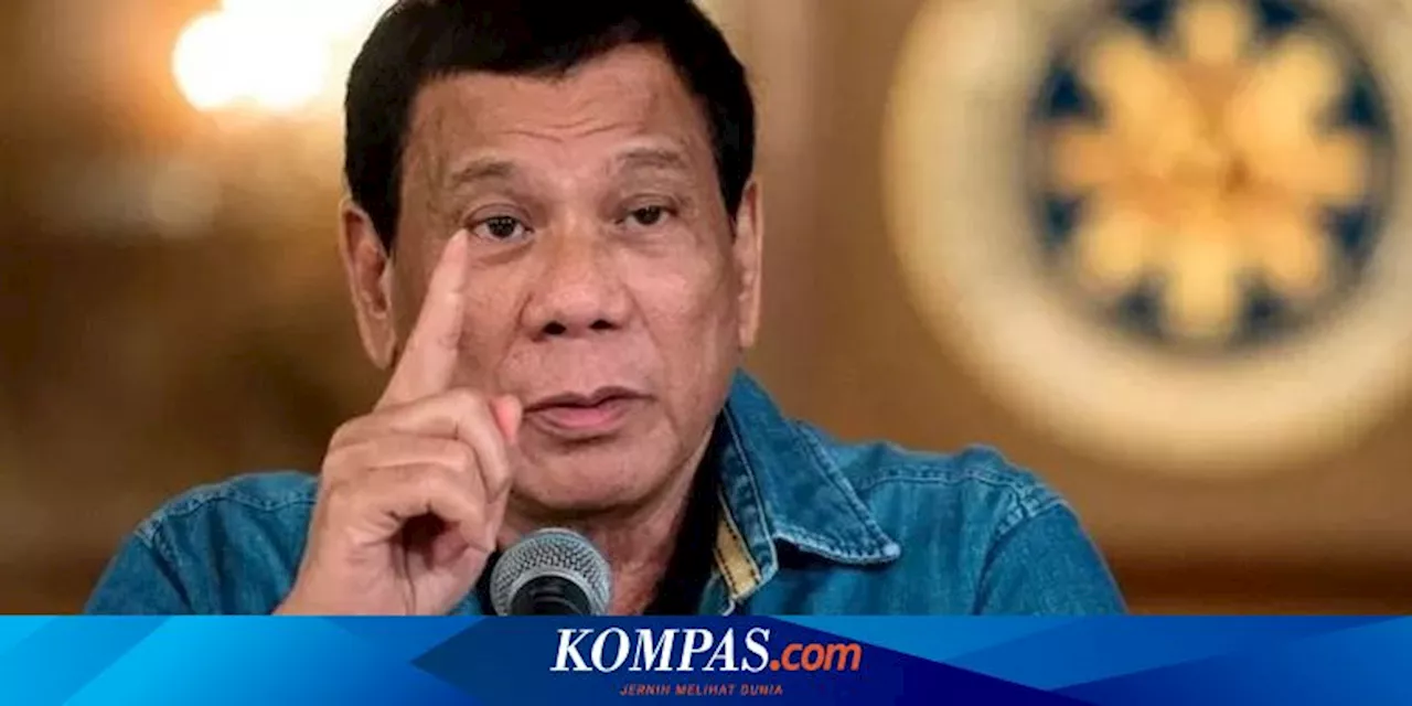 Duterte Mengaku Punya 'Pasukan Pembunuh' Selama Menjabat Wali Kota