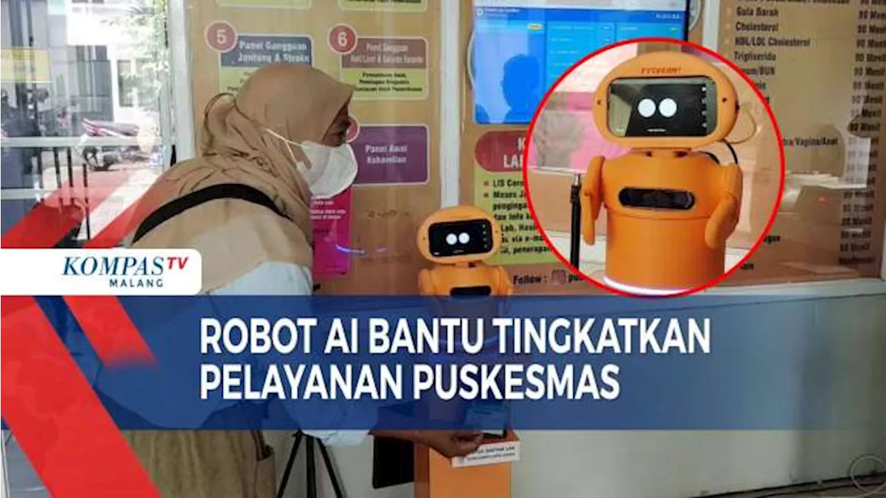 Tingkatkan Pelayanan, Puskesmas Dinoyo Malang Gunakan Robot AI