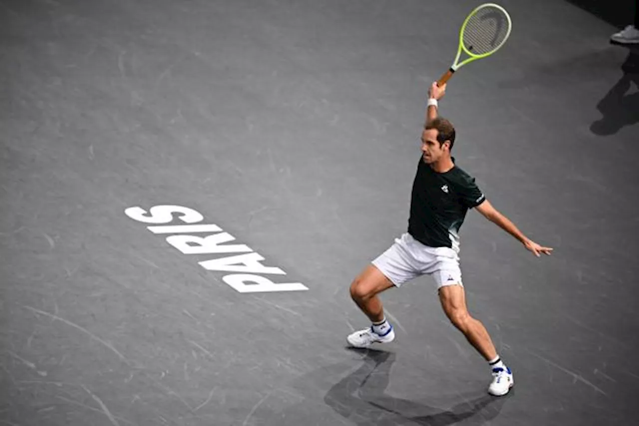 Richard Gasquet chute dès le premier tour pour son dernier Rolex Paris Masters