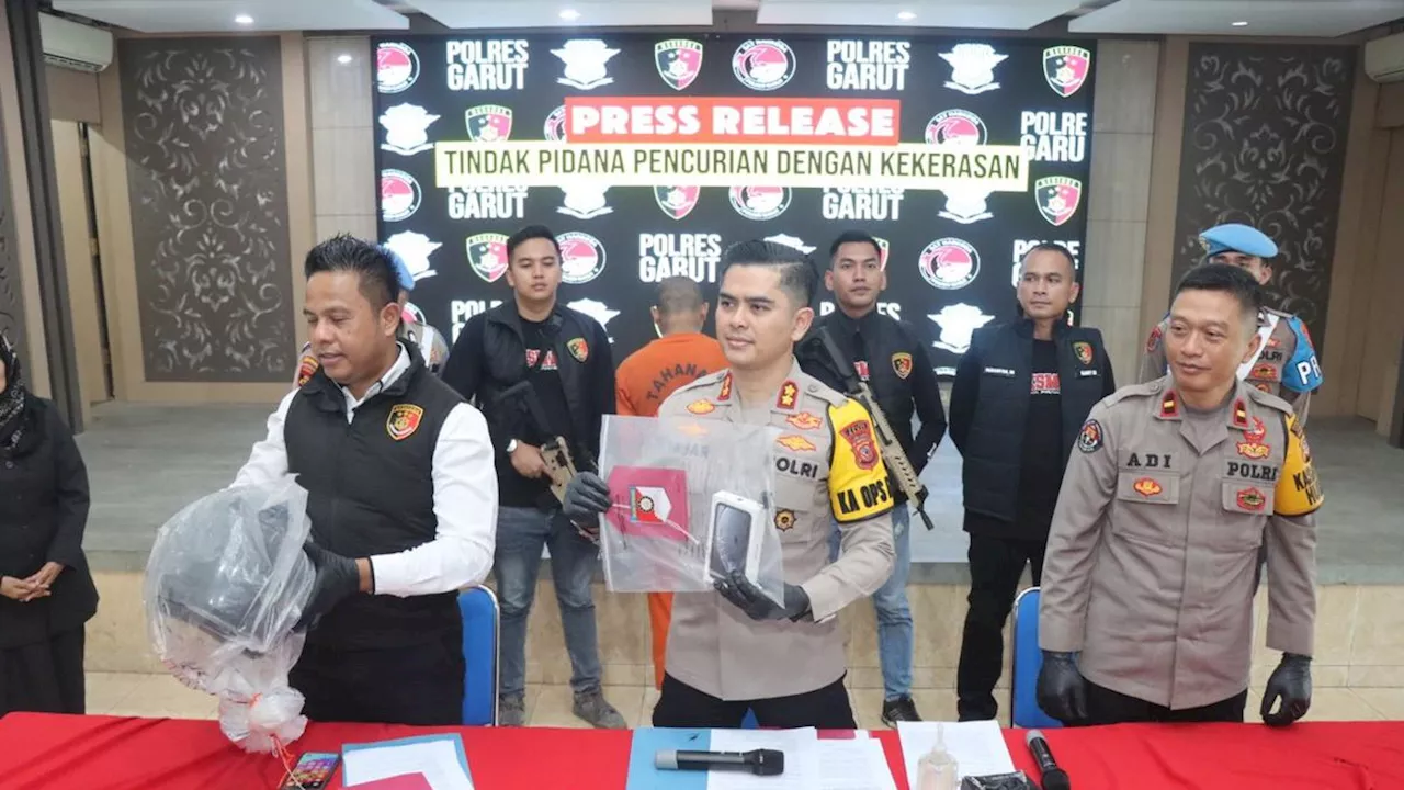 Petugas Sancang Garut Akhiri Aksi ‘Koboi’ Jambret Spesial Tas Wanita di Garut