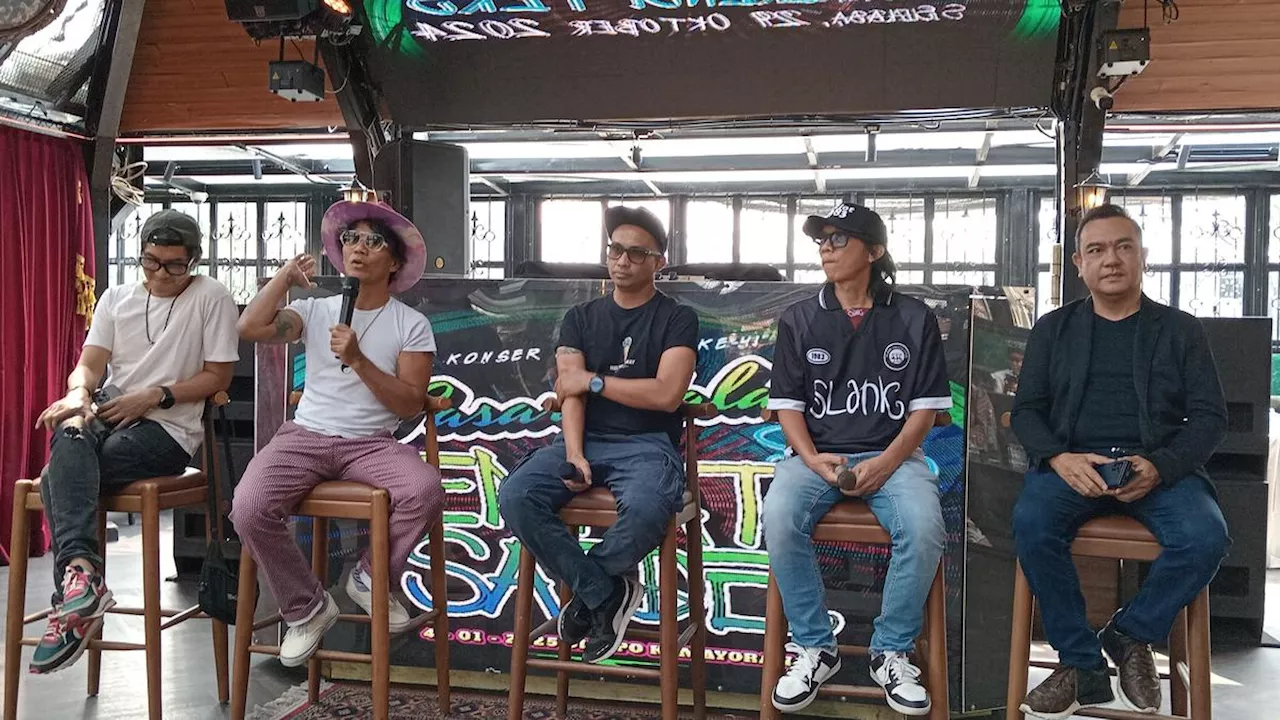 Rayakan HUT Ke-41, Slank Gelar Konser Berkonsep Pasar Malam