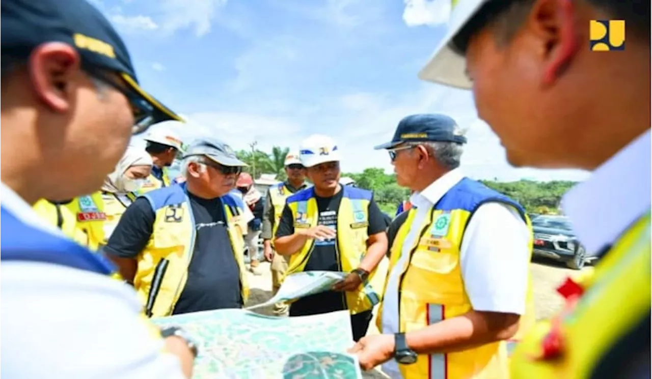 Menteri PUPR Tinjau Proyek Jalan Tol IKN Seksi 6B dan 6C di Kalimantan Timur