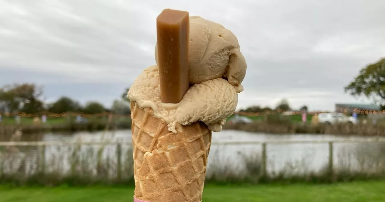 We went to the world's first Ice Cream Drive In near Manchester