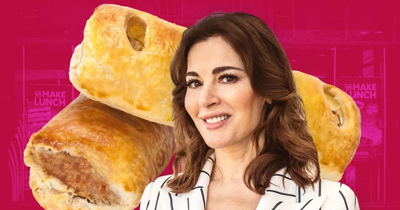 Nigella Lawson is refusing to advertise Greggs' sausage rolls despite being face of the brand