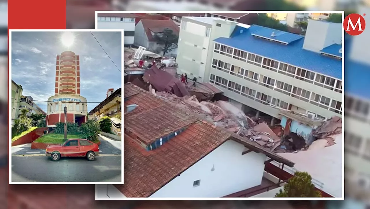 Edificio de 10 pisos se desploma en Argentina; no contaba con el permiso necesario