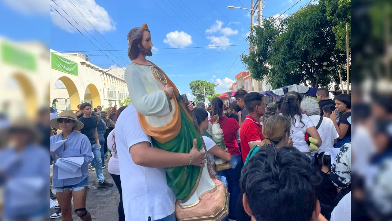 Ex preso regala tacos de carnitas durante celebración de San Judas Tadeo en CdMx: 'pedí que me abriera las rej