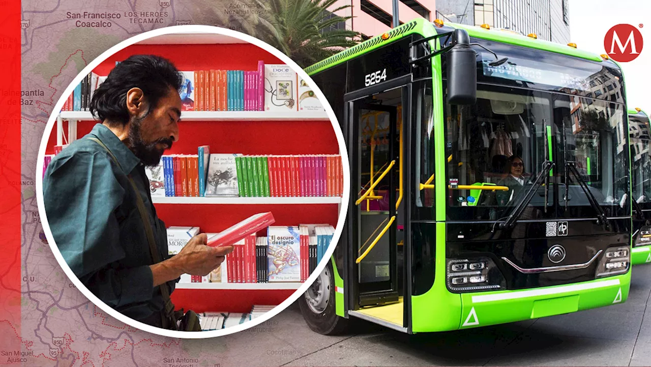 RTP y FCE convierten autobuses en librerías móviles; cumplieron su ciclo de vida útil