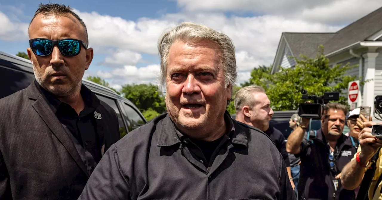 Trump ally Steve Bannon released from prison a week before Election Day