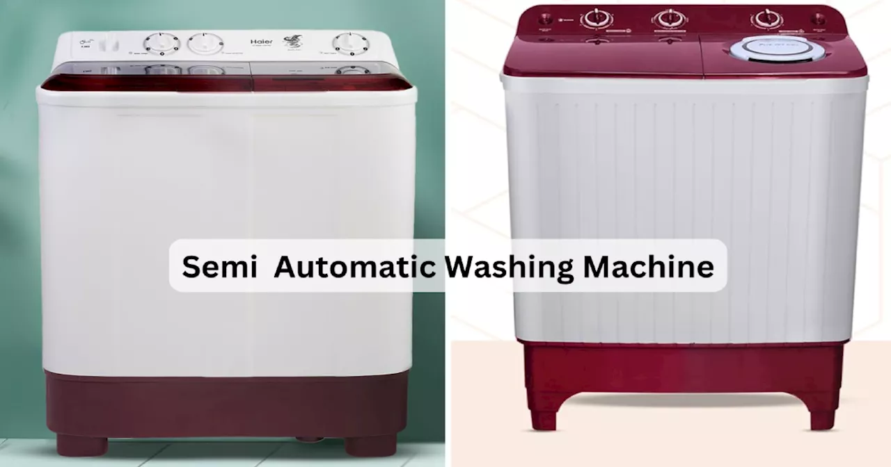 Amazon Sale ले आया छूट का बवंडर, एडवांस्ड फंक्शन वाली सेमी ऑटॉमैटिक Washing Machines पर दे दिया 58% तक की छूट