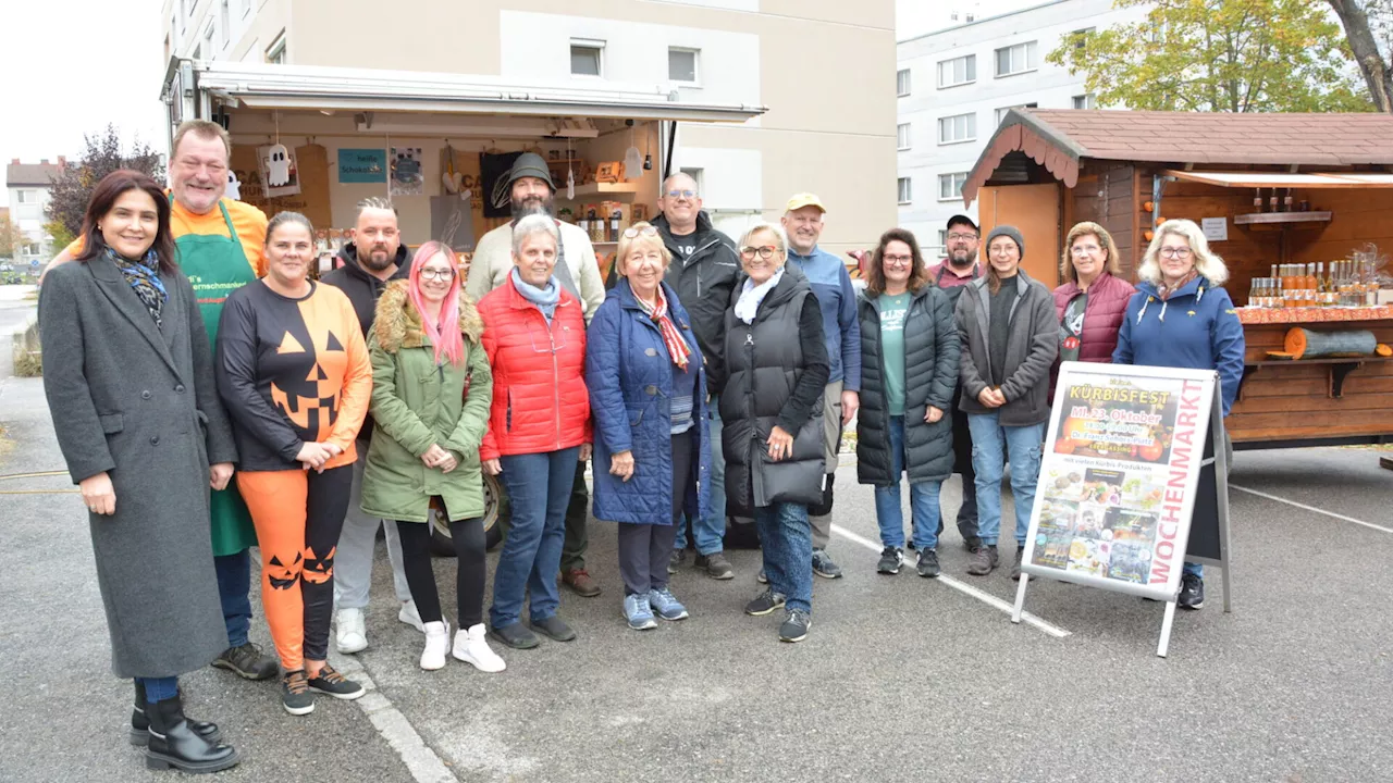 „Kleines Kürbisfest“ am Ebergassinger Wochenmarkt