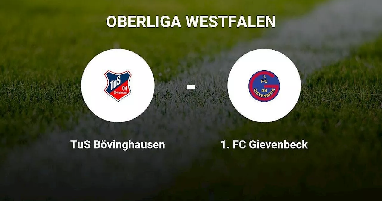 Das Team des TuS Bövinghausen gegen den 1. FC Gievenbeck trennen sich unentschieden