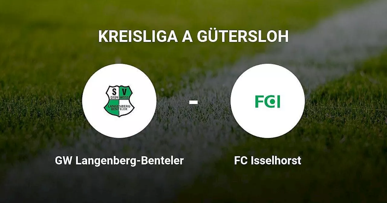 Heimsieg für GW Langenberg-Benteler gegen FC Isselhorst