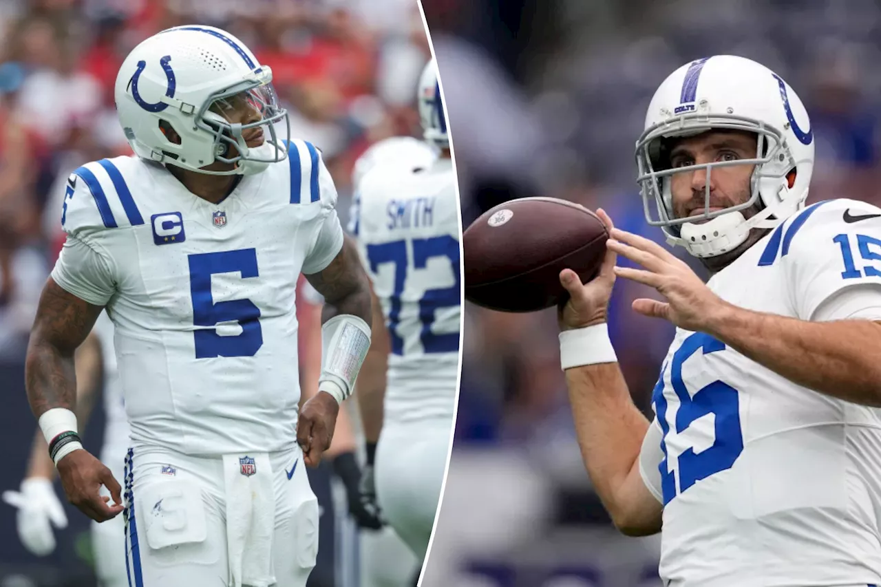 Colts bench 'tired' Anthony Richardson for Joe Flacco in QB shocker