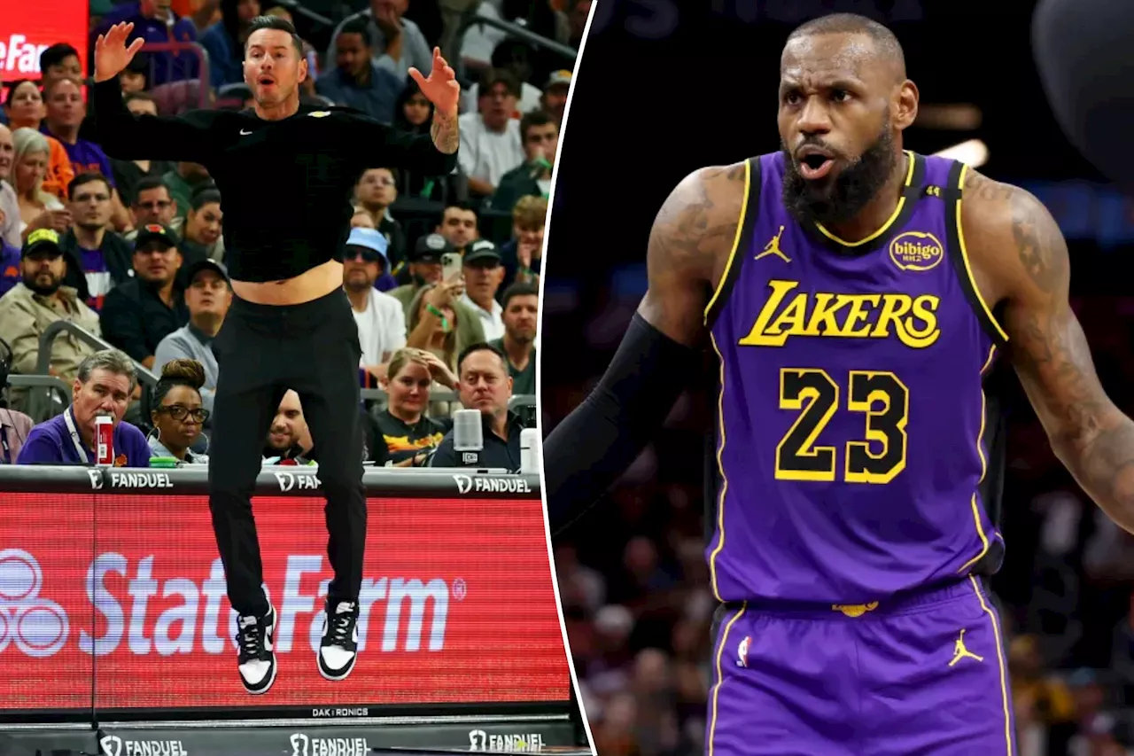 JJ Redick furious after LeBron James shot-clock violation: 'Shoot the f--king ball'