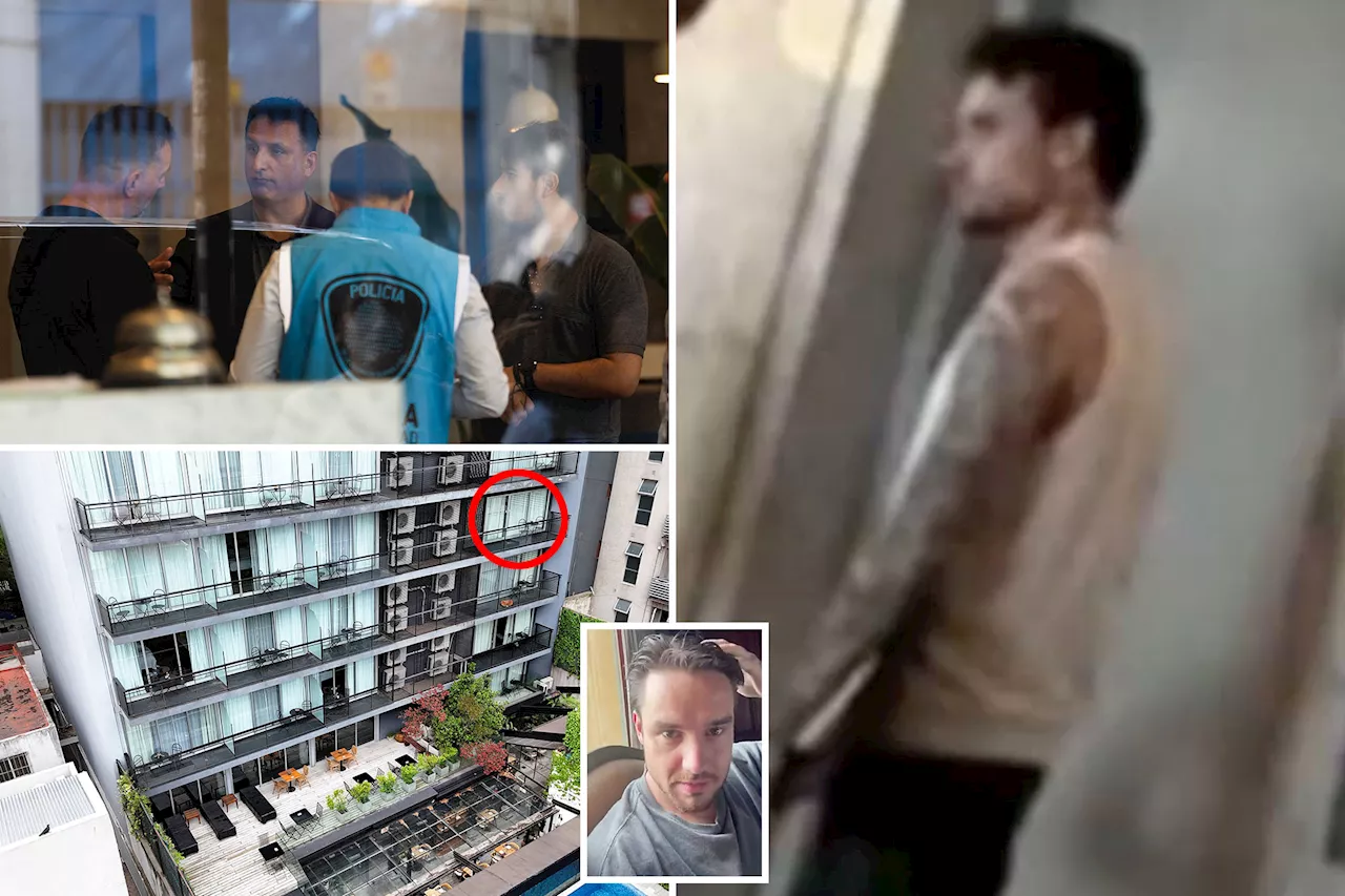 Tragic moment Liam Payne fell to his death was captured by CCTV, Argentinian media says