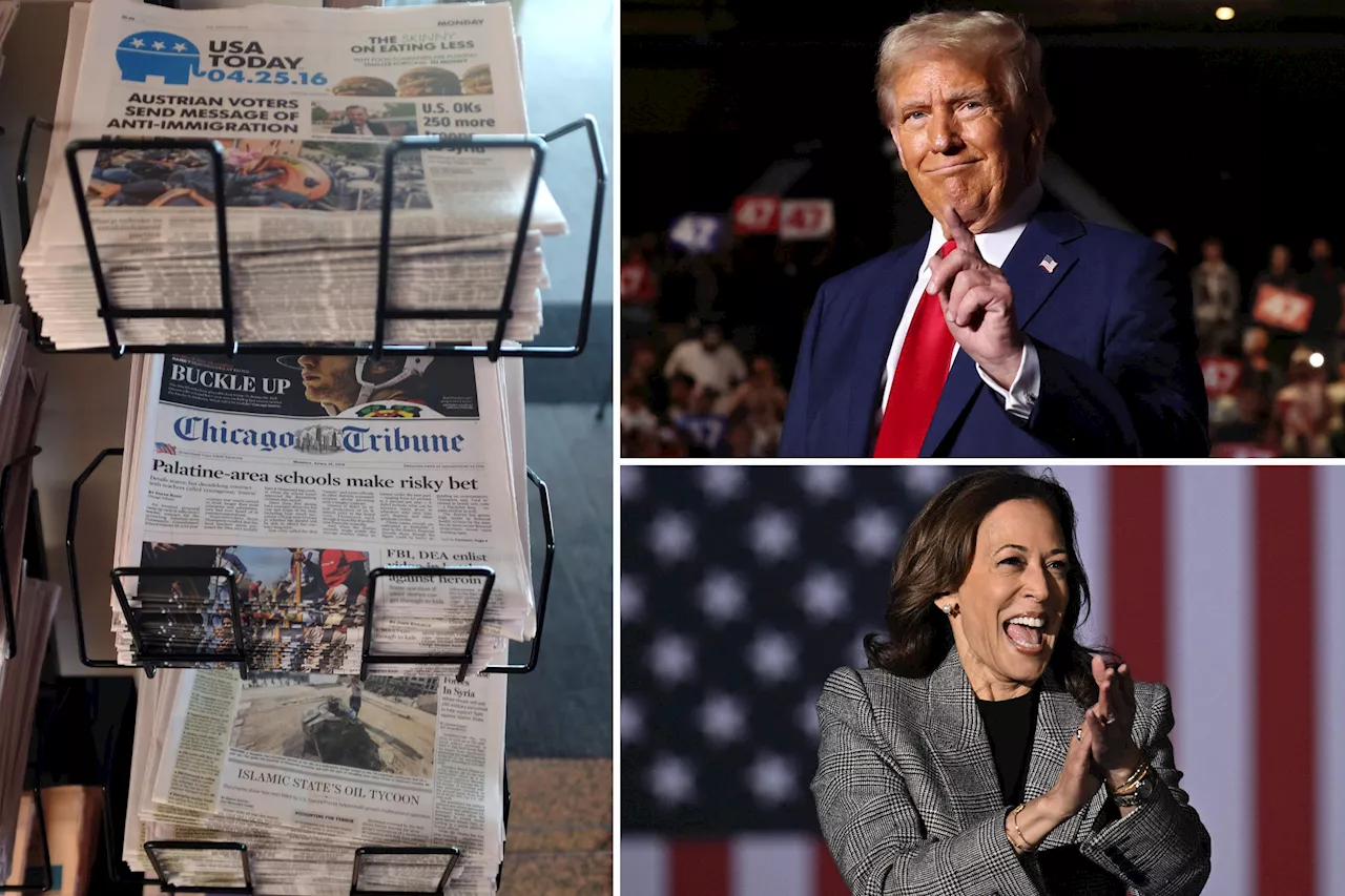 USA Today and 200 other Gannett-owned newspapers not endorsing presidential candidate