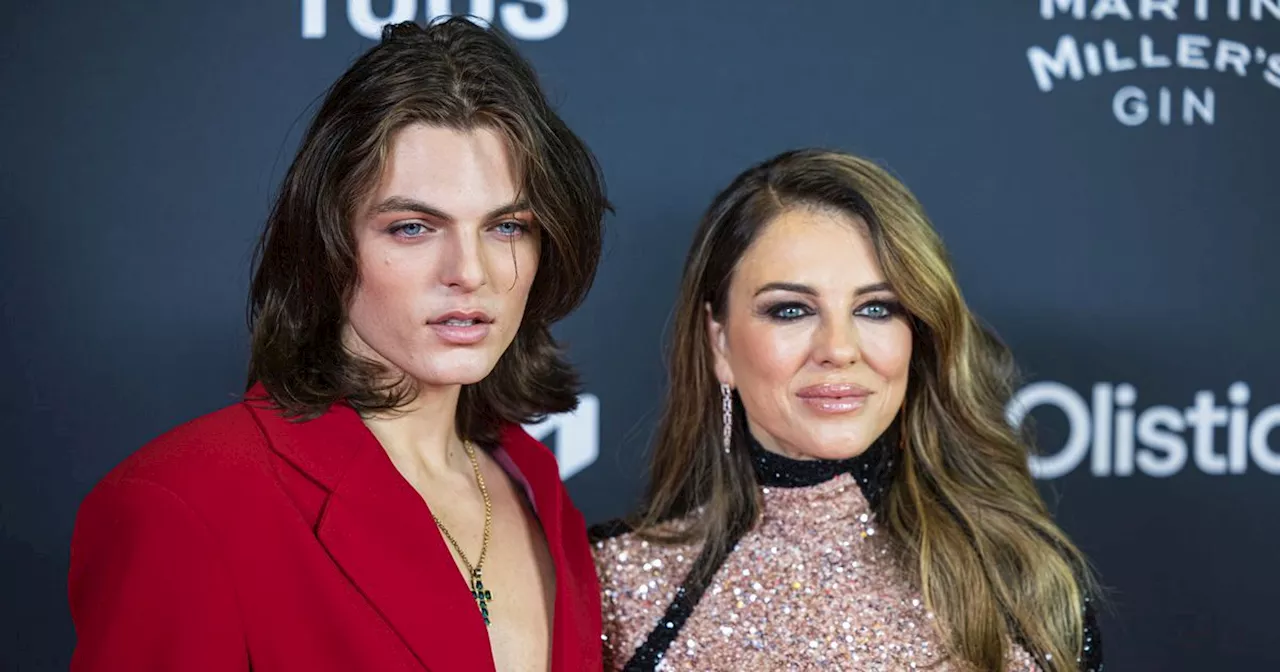 Liz Hurley and glamorous son Damian make joint red carpet appearance